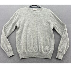 DuckHead Sweater Mens Sz M Gray Wool Cashmere Blend Crewneck
